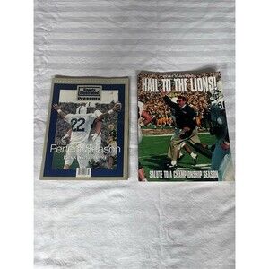Penn State 1994 Perfect Season Lot Rose Bowl Champions SI Magazine & CDT Book